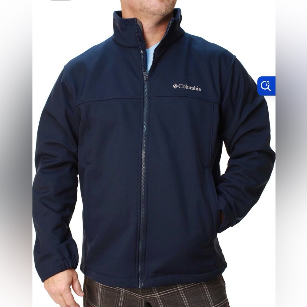 NWT Columbia Softshell Navi Blue - M